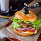 Veg Burger Fries Drinks Combo