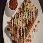 Cheesy Bean Waffle Smoothie Combo
