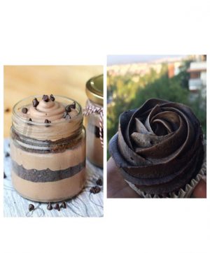 Chocolate Cupcakes And Cake In A Jar